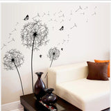 3D Dandelion Flowers Wall Sticker