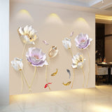 Chinese Style Flower 3D Wallpaper