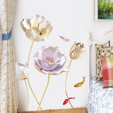 Chinese Style Flower 3D Wallpaper